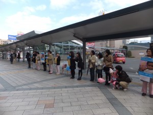 第34回ユニセフ ハンド・イン・ハンド募金in鹿児島中央駅